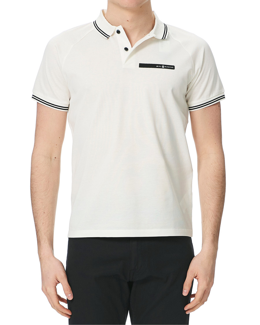 Homme | Polos | Sail Racing | Race Polo Off White