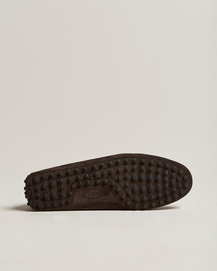 Homme | Tod's Gommino Carshoe Dark Brown Suede | Tod's | Gommino Carshoe Dark Brown Suede