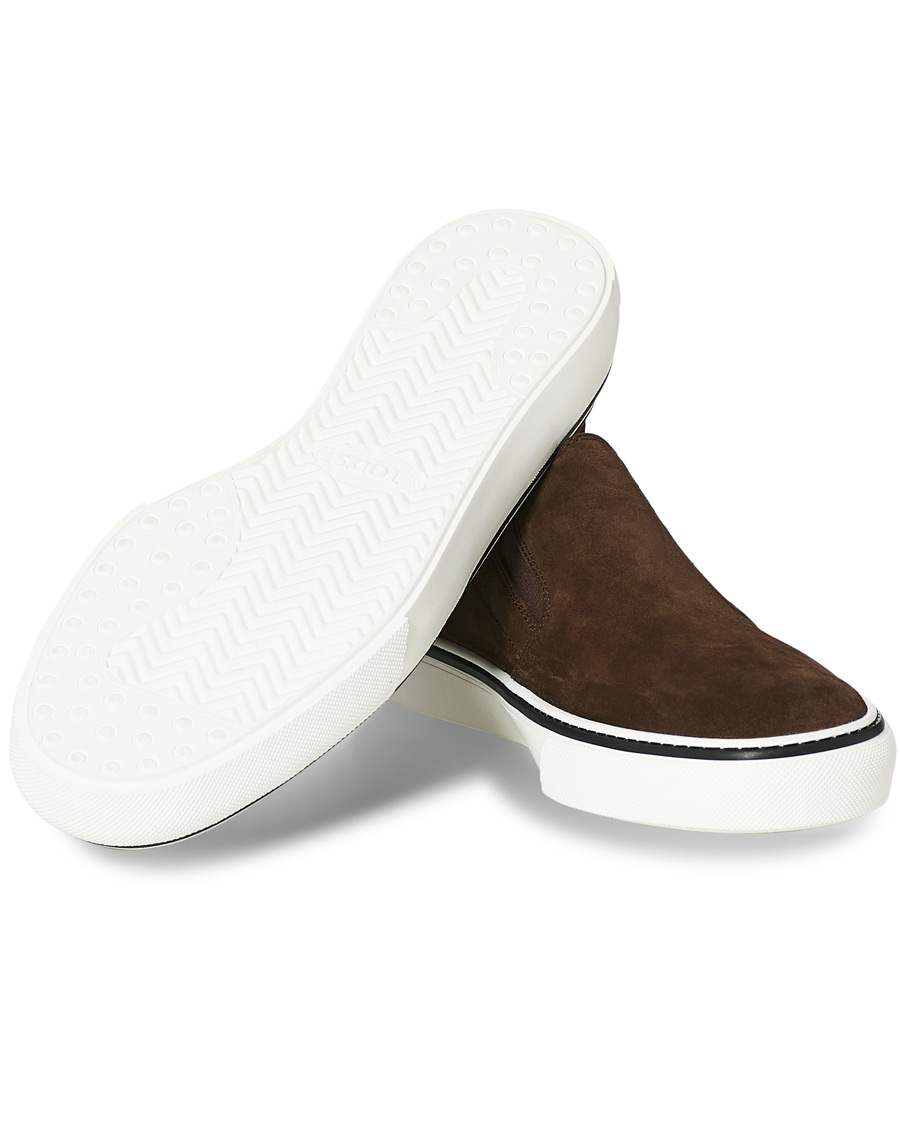 Homme | Tod's Cassetta Slippers Dark Brown Suede | Tod's | Cassetta Slippers Dark Brown Suede