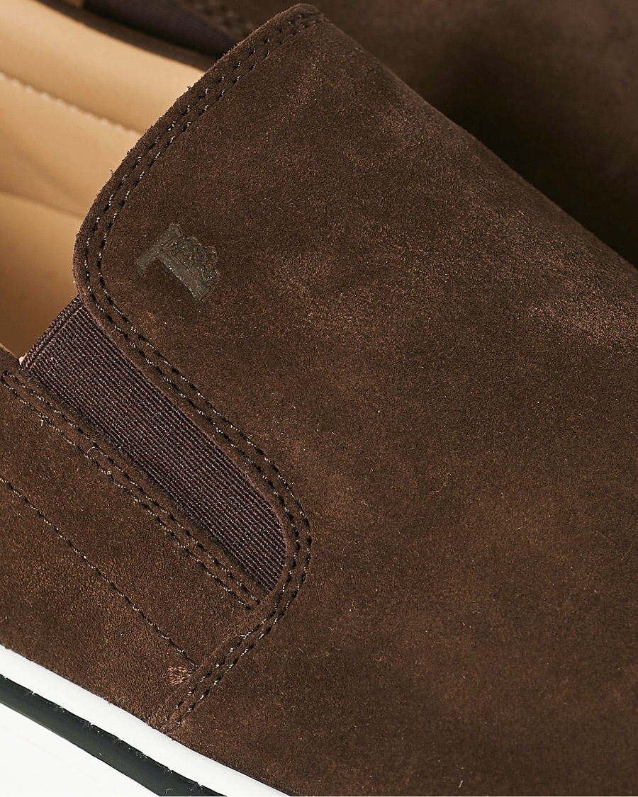 Homme | Tod's Cassetta Slippers Dark Brown Suede | Tod's | Cassetta Slippers Dark Brown Suede