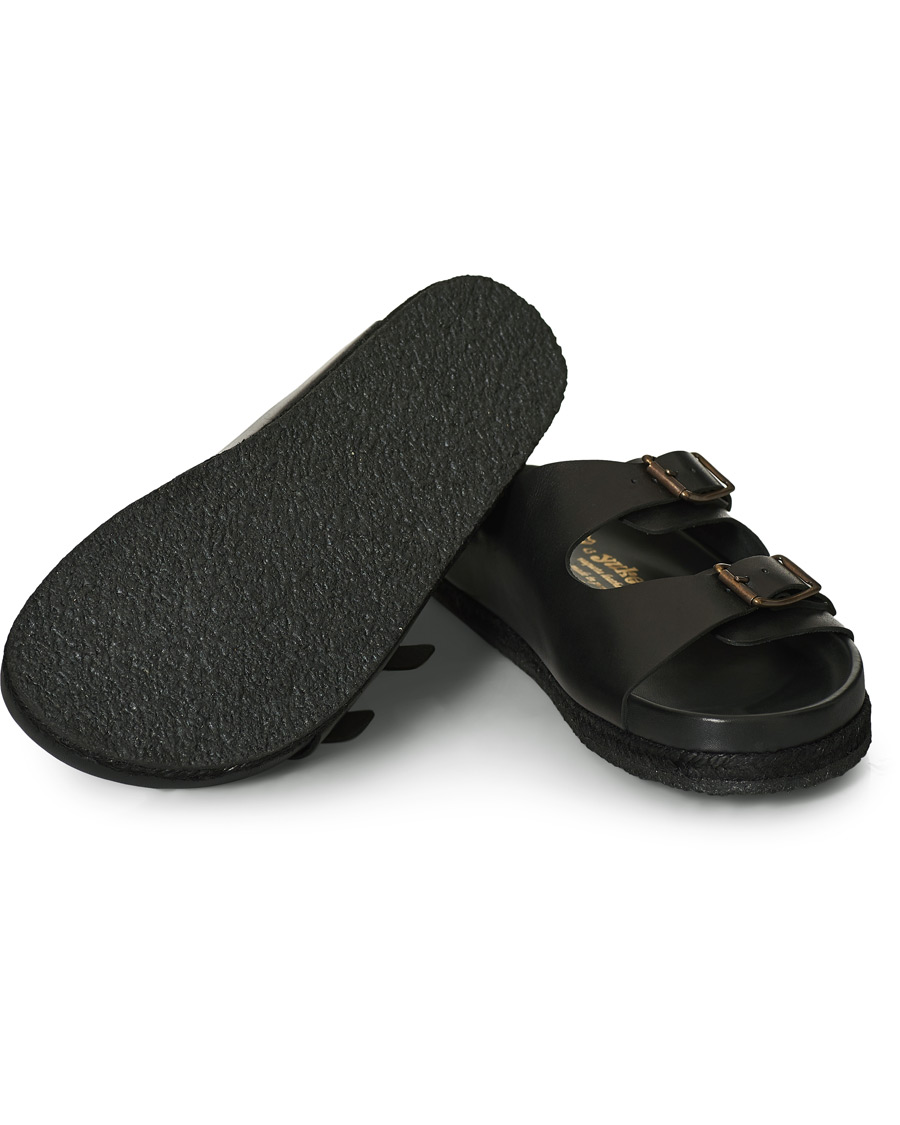 Homme | | Yuketen | Sal 2 Crepe Sole Sandal Black Calf