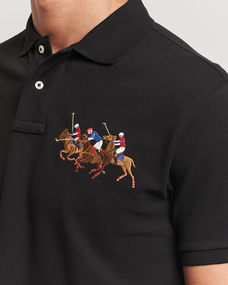 Homme | Polos | Polo Ralph Lauren | Custom Slim Fit Match Club Polo Black