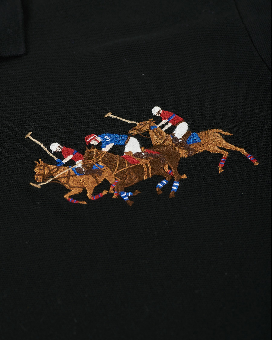 Homme | Polos | Polo Ralph Lauren | Custom Slim Fit Match Club Polo Black