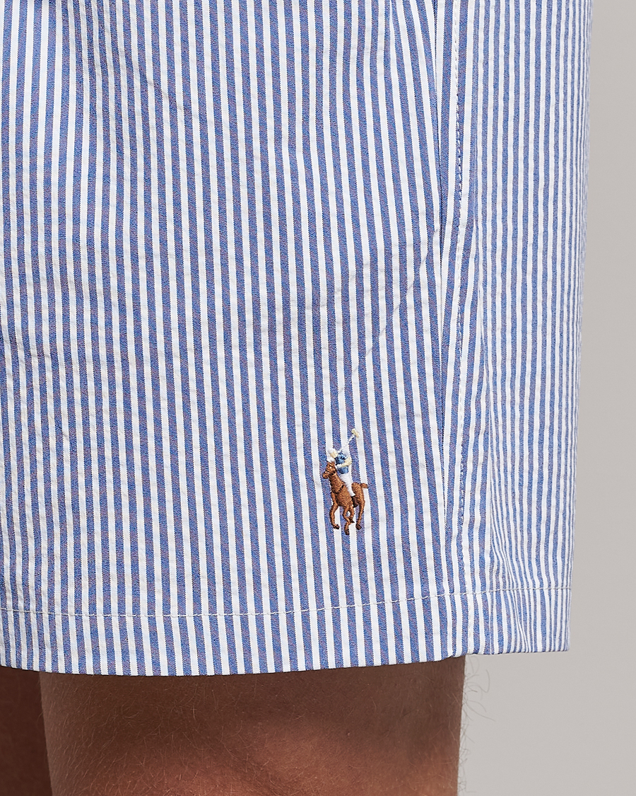 Homme | Maillots De Bain | Polo Ralph Lauren | Recycled Traveler Seersucker Swimshorts Cruise Royal