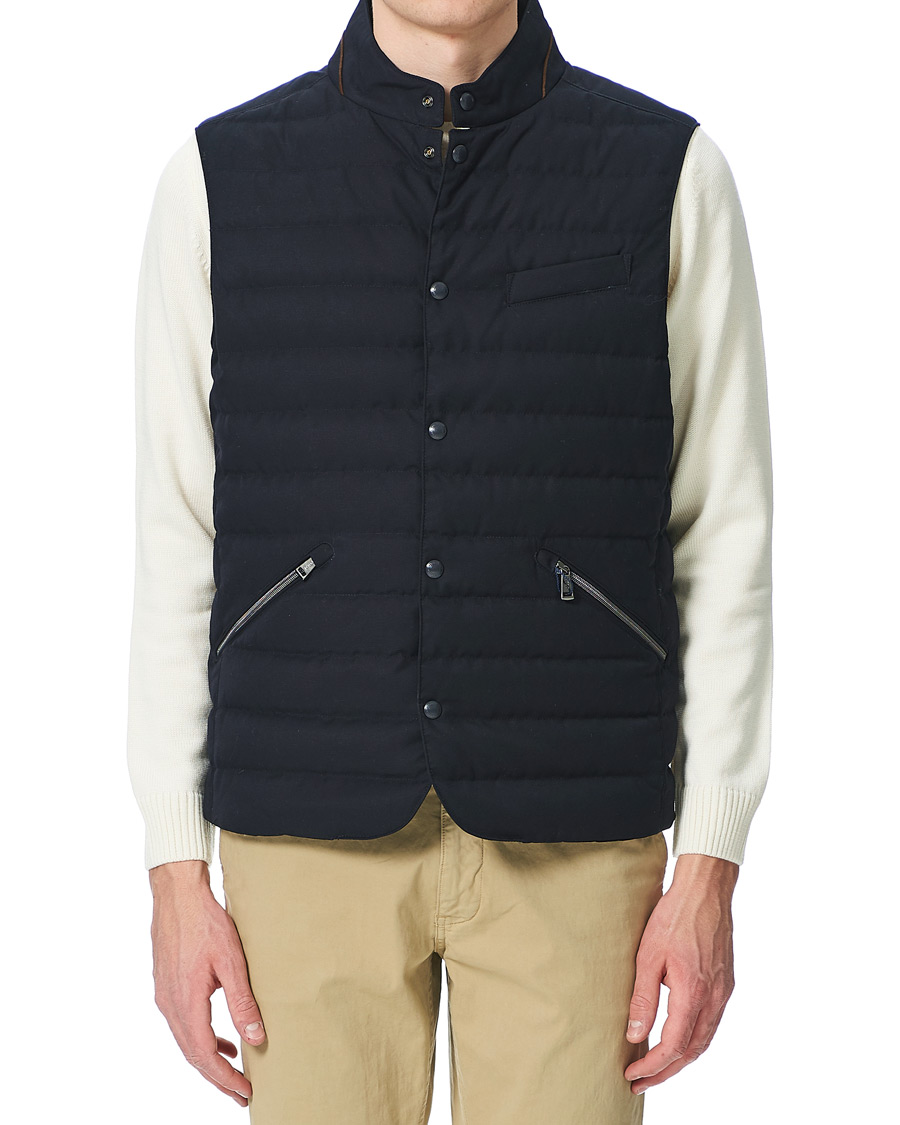 Homme | Manteaux Et Vestes | Polo Ralph Lauren | Walbrook Reversible Down Vest Collection Navy