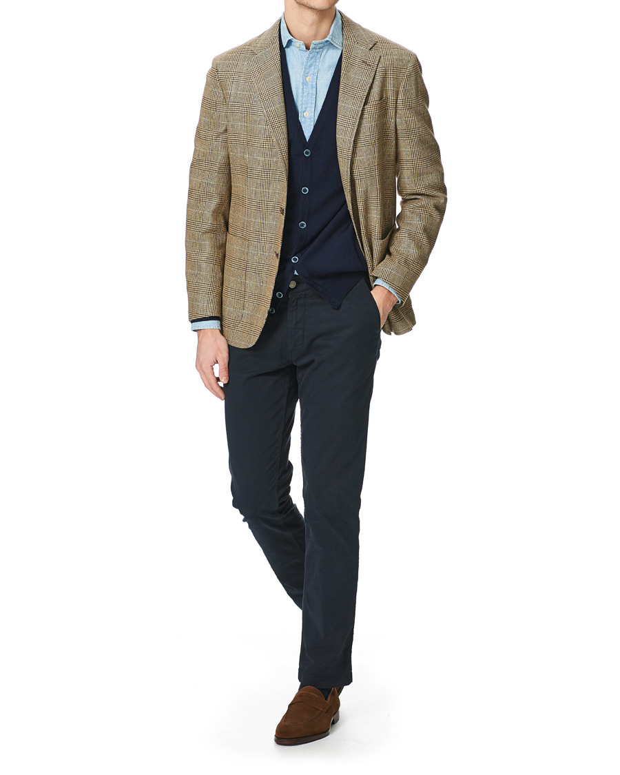 Homme | Blazers | Polo Ralph Lauren | Wool Sportcoat Brown/Tan Glen Plaid