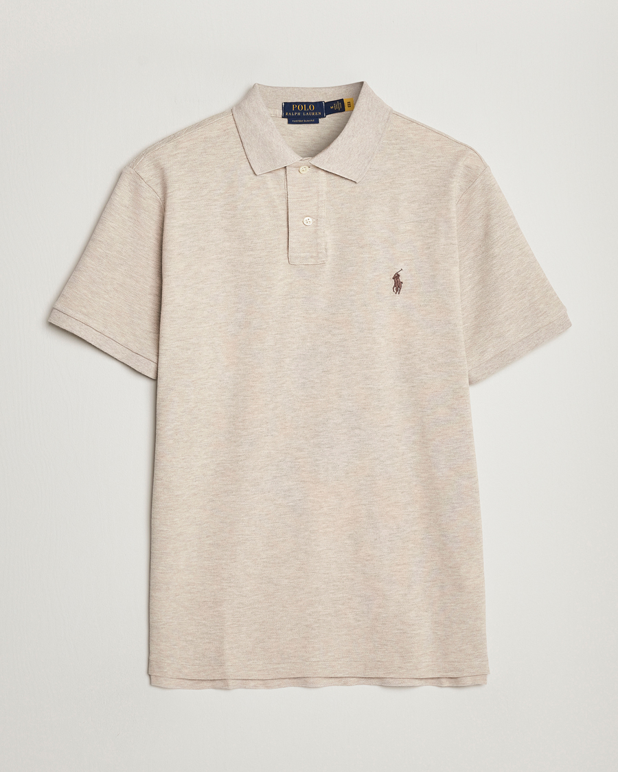Heren | Polo's | Polo Ralph Lauren | Custom Slim Fit Polo Expedition Dune Heather