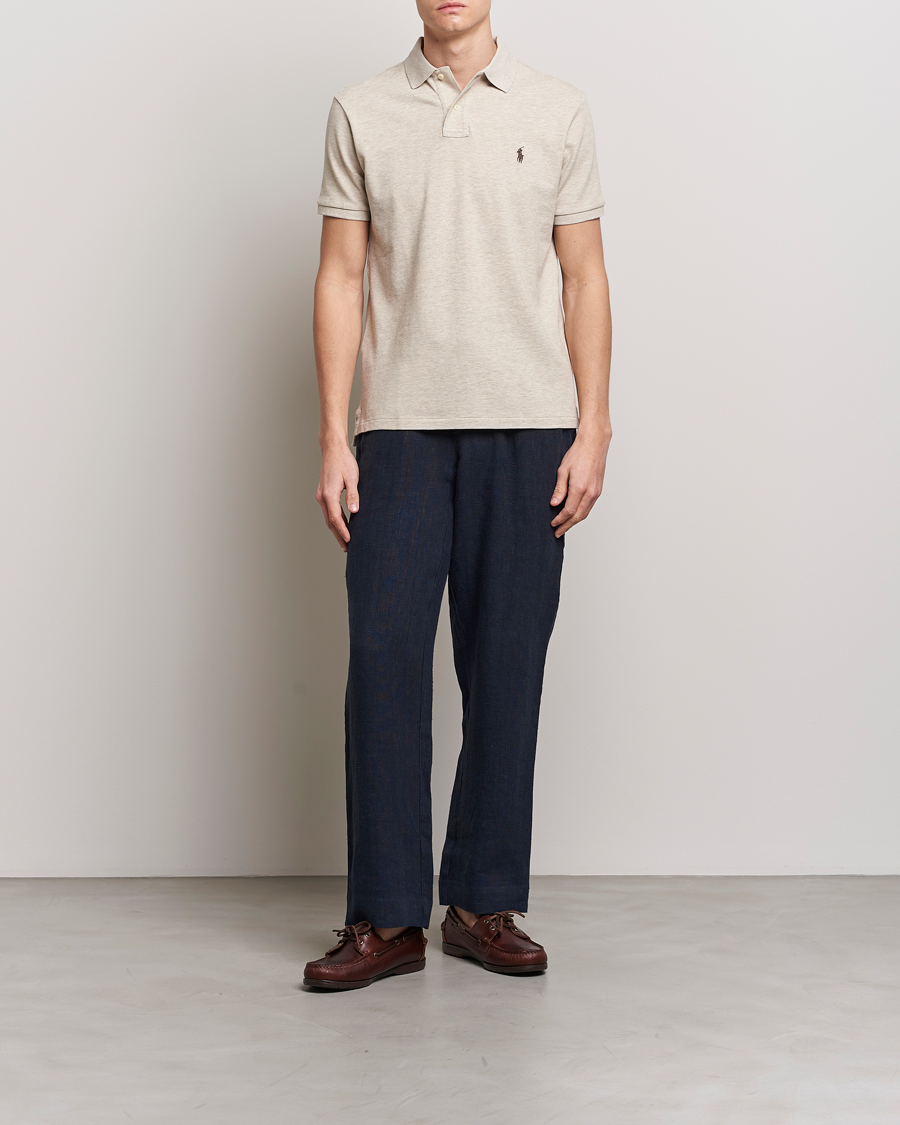 Heren | Polo's | Polo Ralph Lauren | Custom Slim Fit Polo Expedition Dune Heather