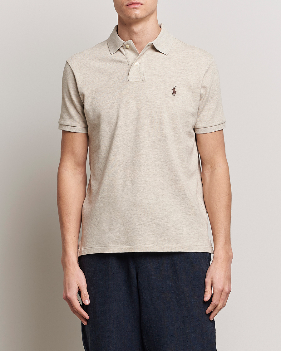 Heren | Polo's | Polo Ralph Lauren | Custom Slim Fit Polo Expedition Dune Heather
