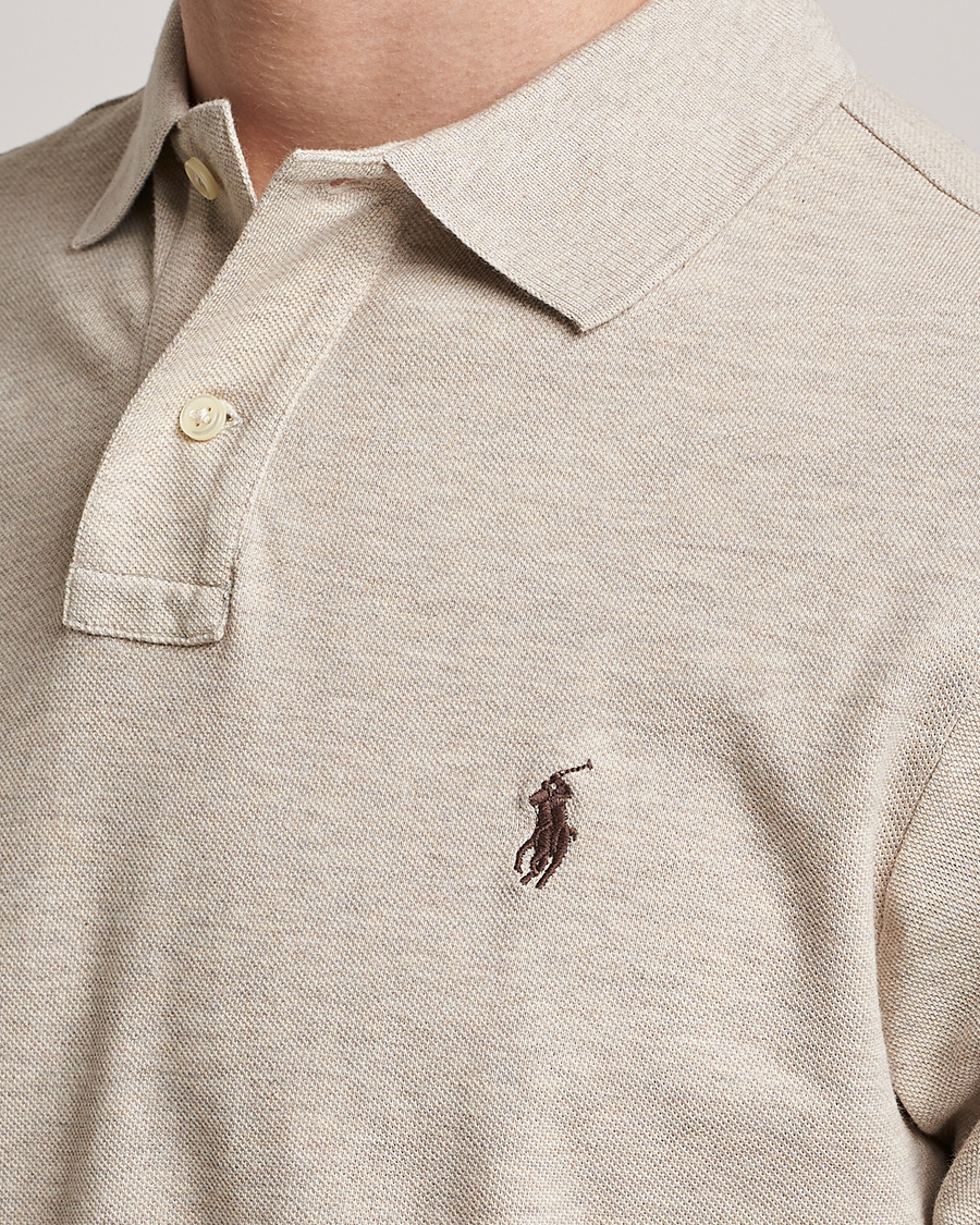 Heren | Polo's | Polo Ralph Lauren | Custom Slim Fit Polo Expedition Dune Heather
