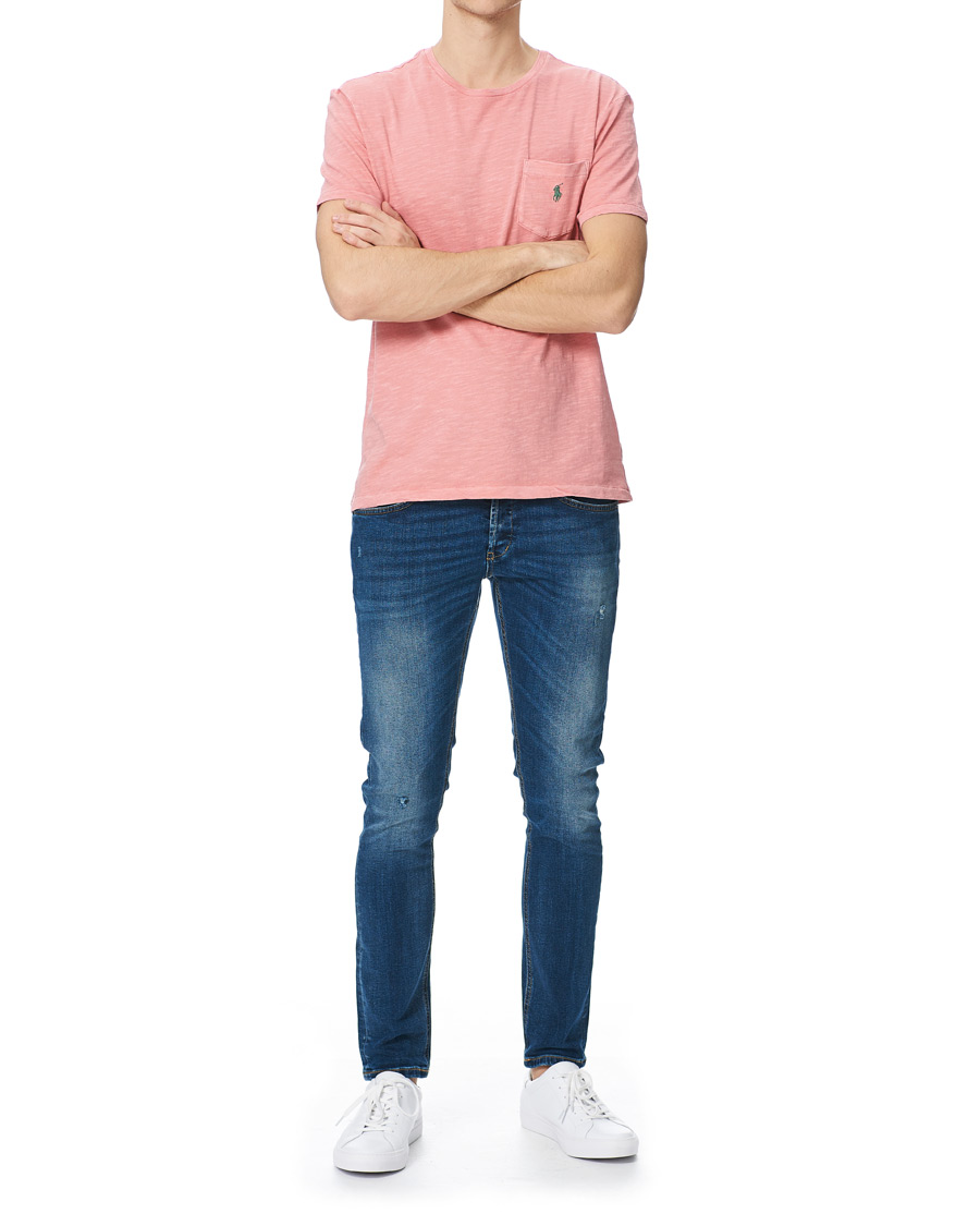 Homme | T-shirts | Polo Ralph Lauren | Washed Crew Neck Pocket Tee Desert Rose