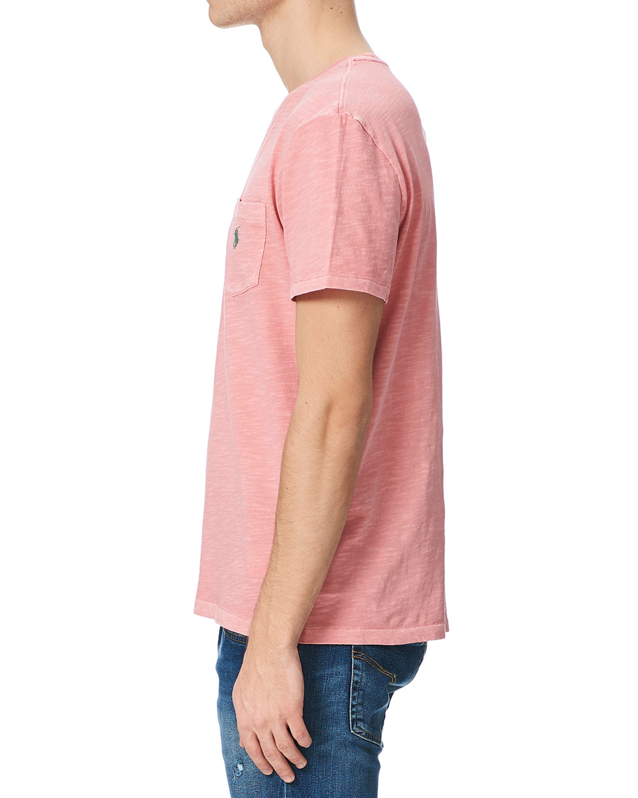 Homme | T-shirts | Polo Ralph Lauren | Washed Crew Neck Pocket Tee Desert Rose