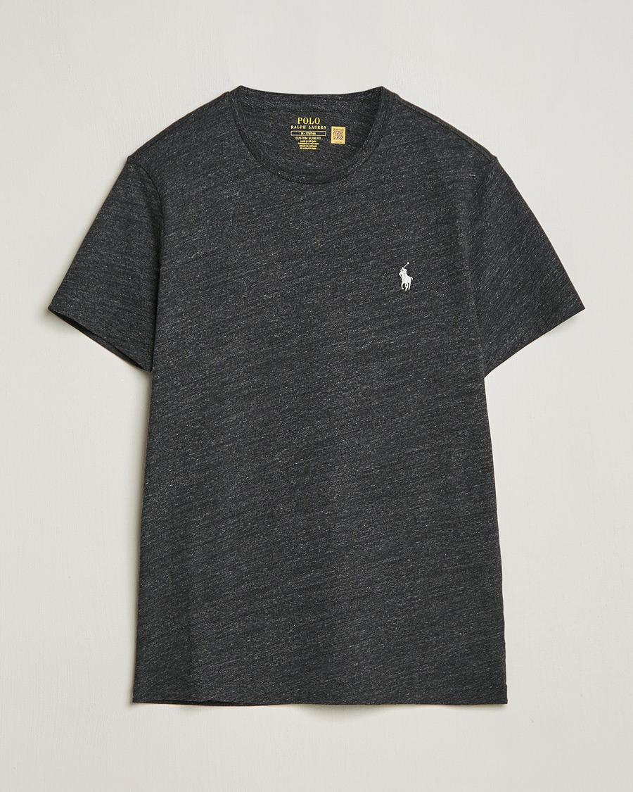 Heren | T-shirts | Polo Ralph Lauren | Crew Neck T-Shirt Black Marl Heather