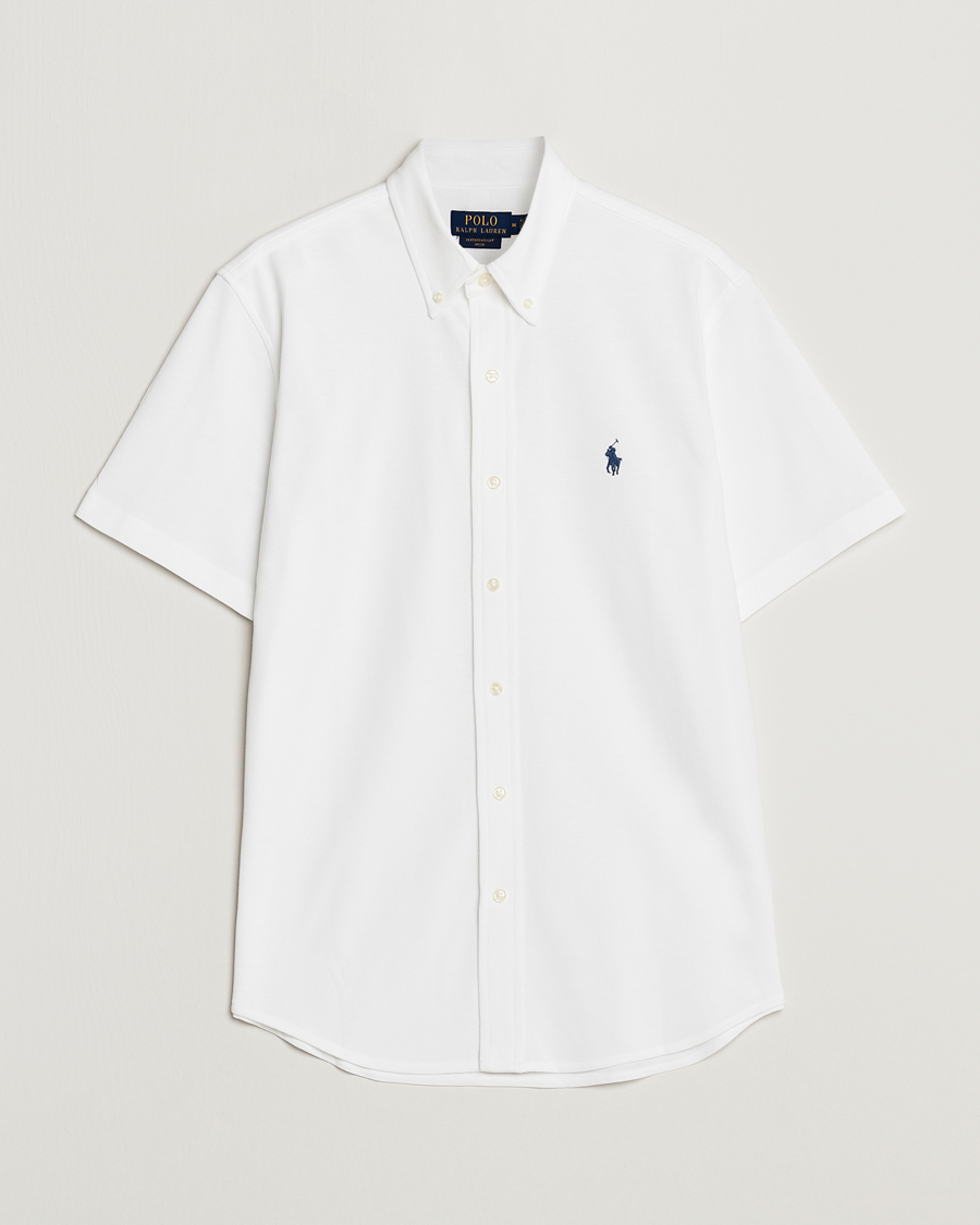 Homme | Chemises | Polo Ralph Lauren | Featherweight Mesh Short Sleeve Shirt White