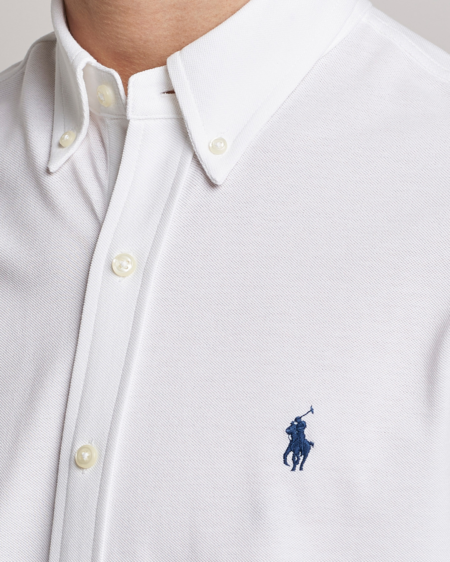 Homme | Chemises | Polo Ralph Lauren | Featherweight Mesh Short Sleeve Shirt White
