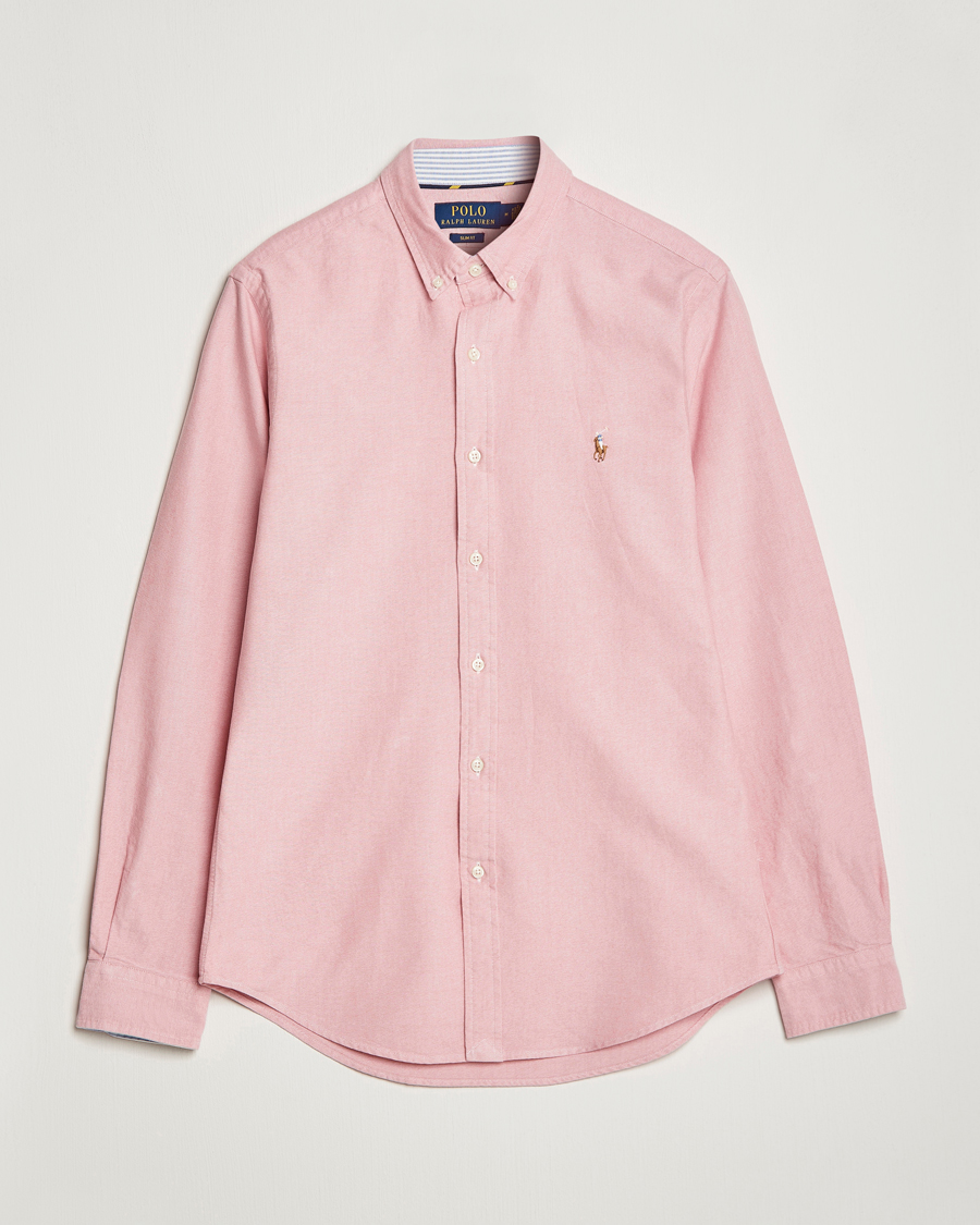 Heren | Overhemden | Polo Ralph Lauren | Slim Fit Oxford Button Down Shirt Sunrise Red