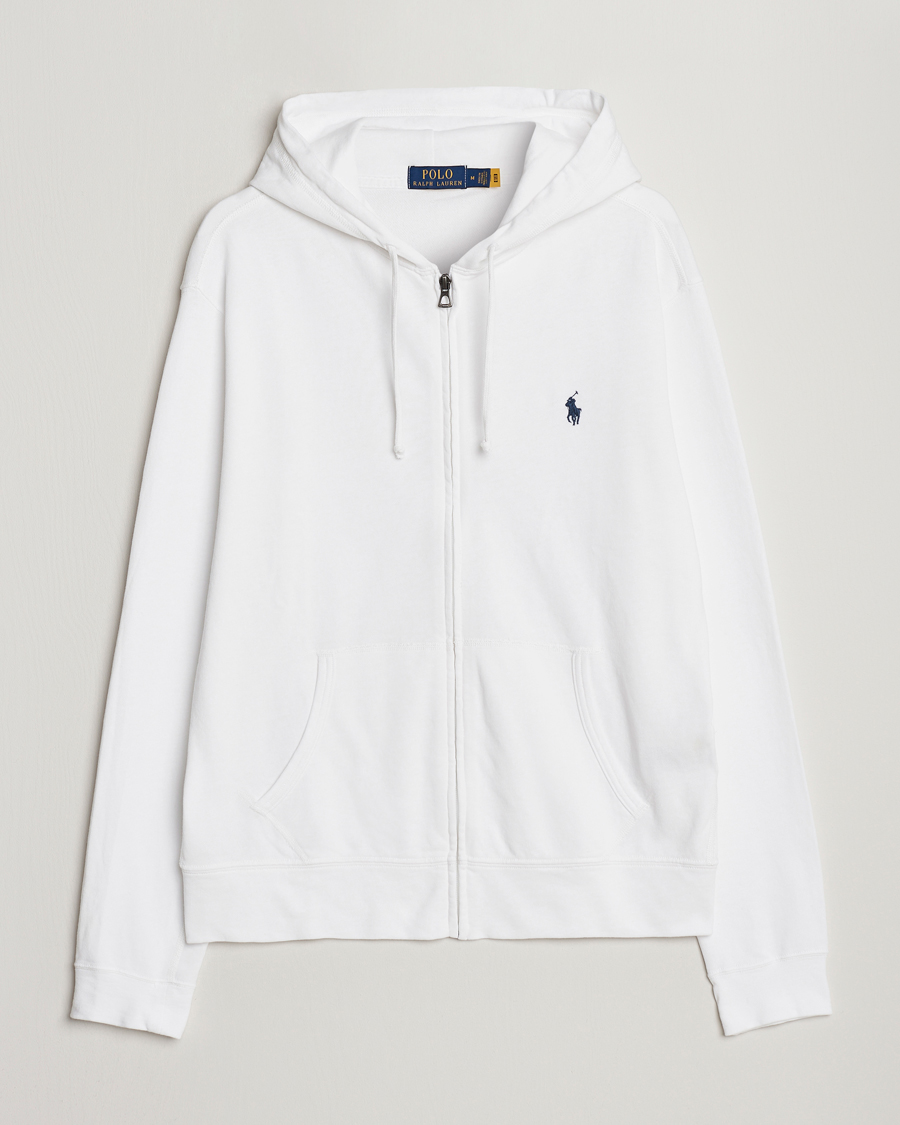 Homme | Pulls Et Tricots | Polo Ralph Lauren | Spa Terry Full Zip Hoodie White