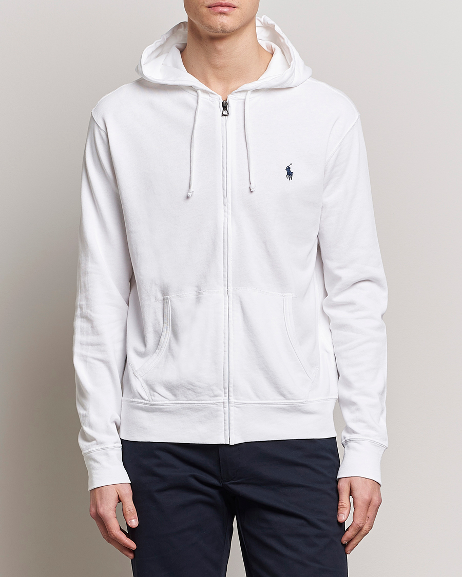 Homme | Pulls Et Tricots | Polo Ralph Lauren | Spa Terry Full Zip Hoodie White