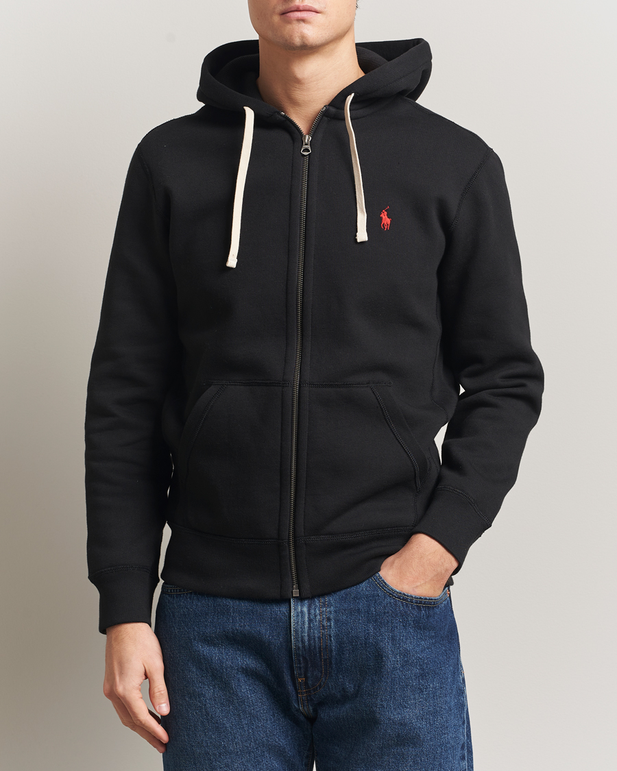 Heren | Truien | Polo Ralph Lauren | Athletic Fleece Full-Zip Hoodie Polo Black
