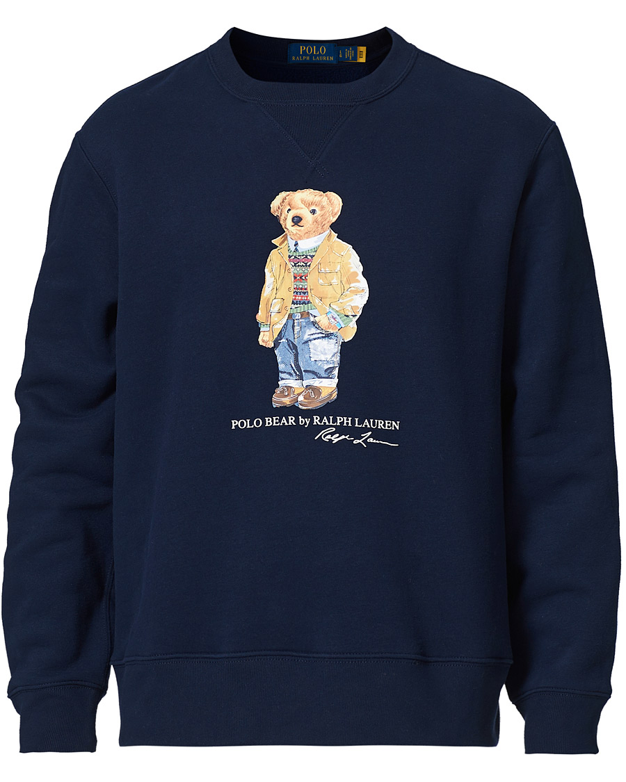 Homme | Pulls Et Tricots | Polo Ralph Lauren | Printed Ivy Bear Fleece Sweatshirt Cruise Navy