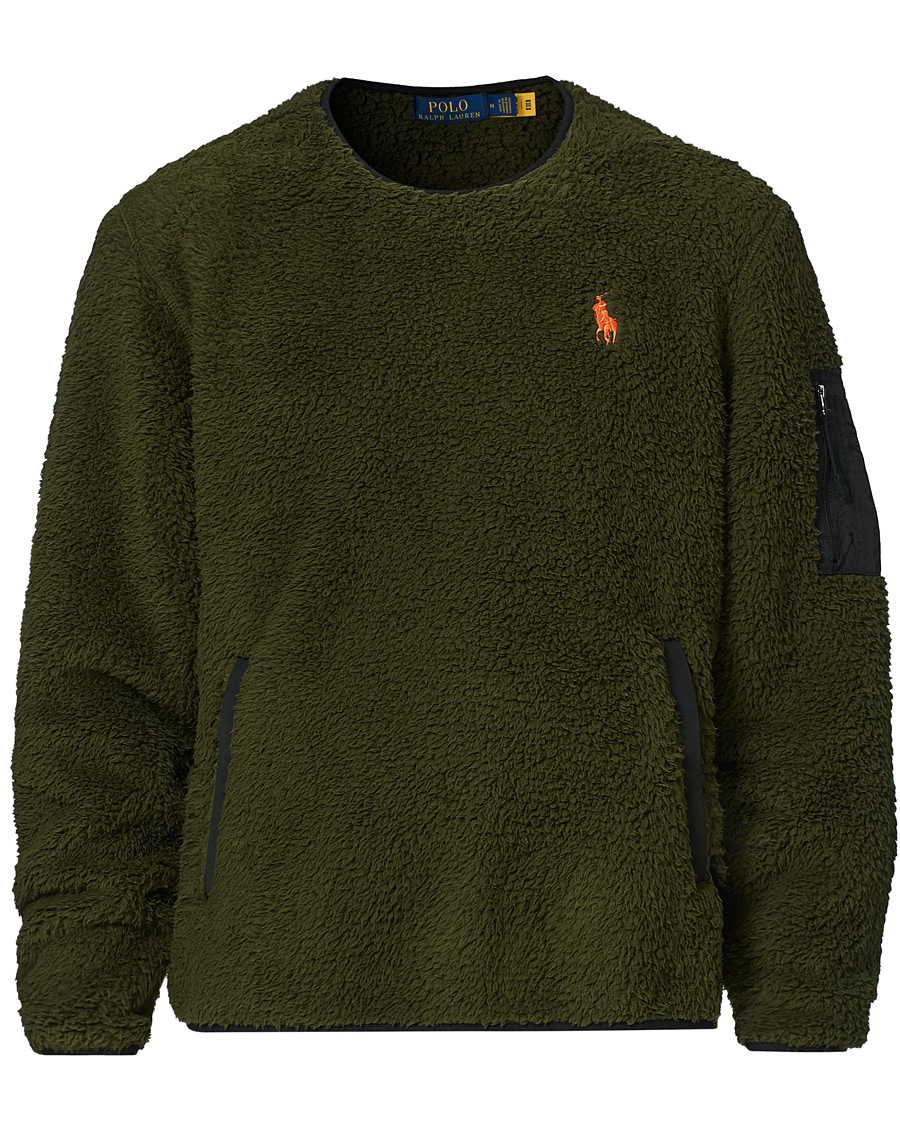 Homme | Pulls Et Tricots | Polo Ralph Lauren | Curly Sherpa Sweater Company Olive