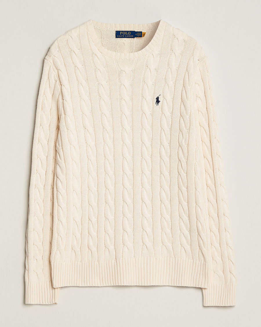 Homme | Pulls Et Tricots | Polo Ralph Lauren | Cotton Cable Pullover Andover Cream