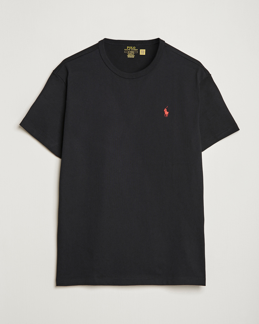 Heren | T-shirts | Polo Ralph Lauren | Heavyweight Crew Neck T-Shirt Black