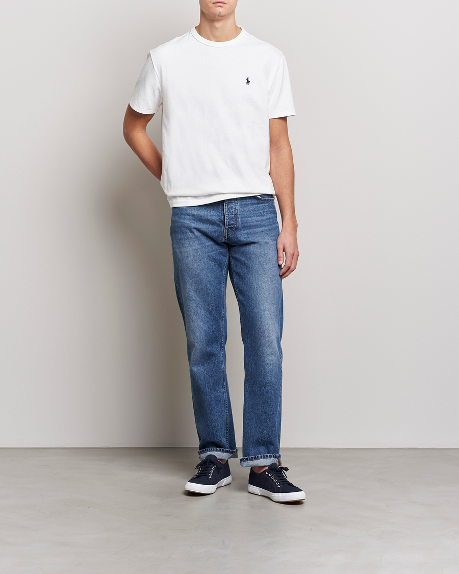 Heren | T-shirts | Polo Ralph Lauren | Heavyweight Crew Neck T-Shirt White