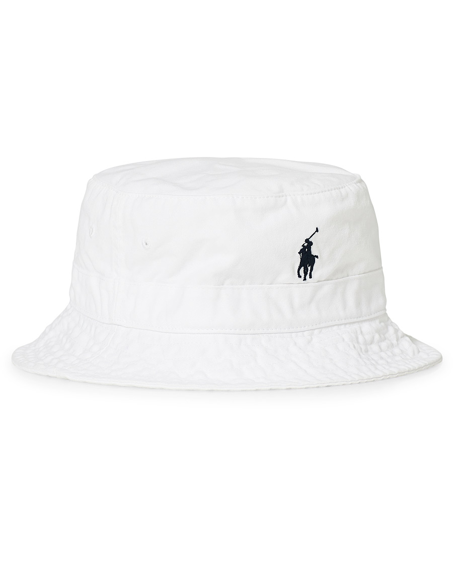 Homme | Polo Ralph Lauren Bucket Hat White | Polo Ralph Lauren | Bucket Hat White