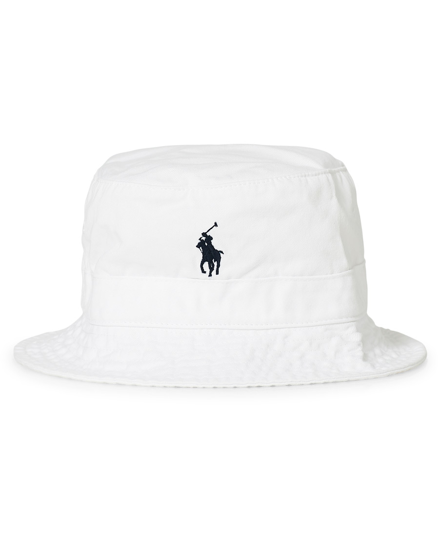Homme | Polo Ralph Lauren Bucket Hat White | Polo Ralph Lauren | Bucket Hat White