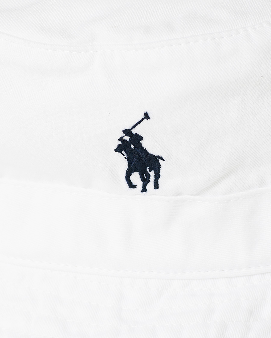 Homme | Polo Ralph Lauren Bucket Hat White | Polo Ralph Lauren | Bucket Hat White