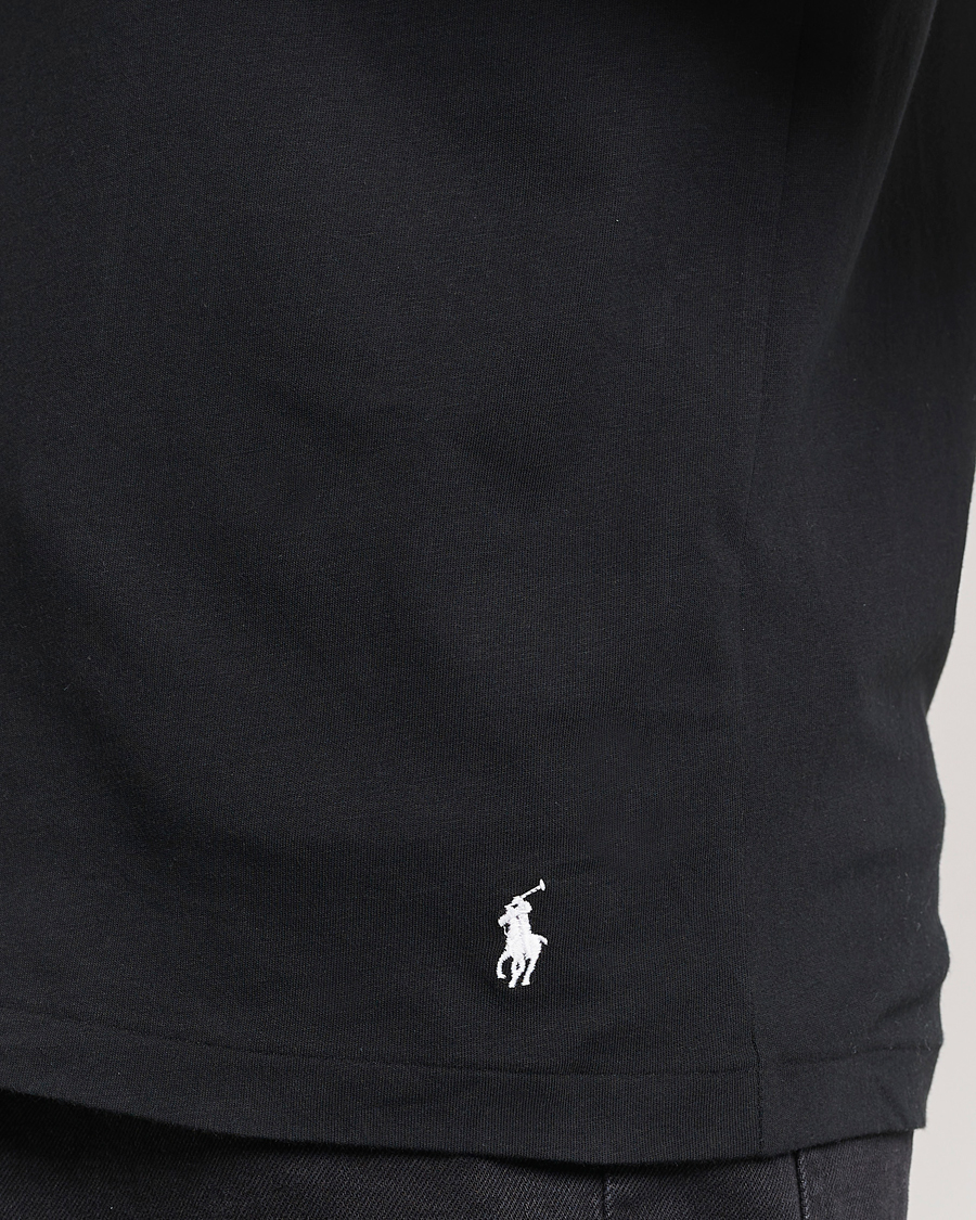 Heren | T-shirts | Polo Ralph Lauren | 3-Pack Crew Neck T-Shirt White/Black/Andover Heather