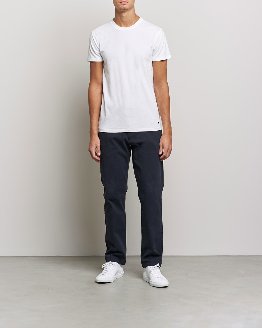 Homme | T-shirts | Polo Ralph Lauren | 3-Pack Crew Neck T-Shirt Navy/Charcoal Heather/White