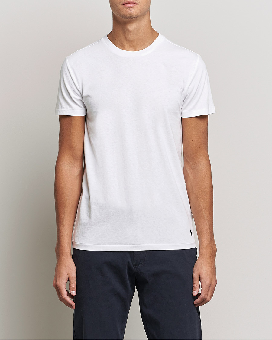 Homme | T-shirts | Polo Ralph Lauren | 3-Pack Crew Neck T-Shirt Navy/Charcoal Heather/White