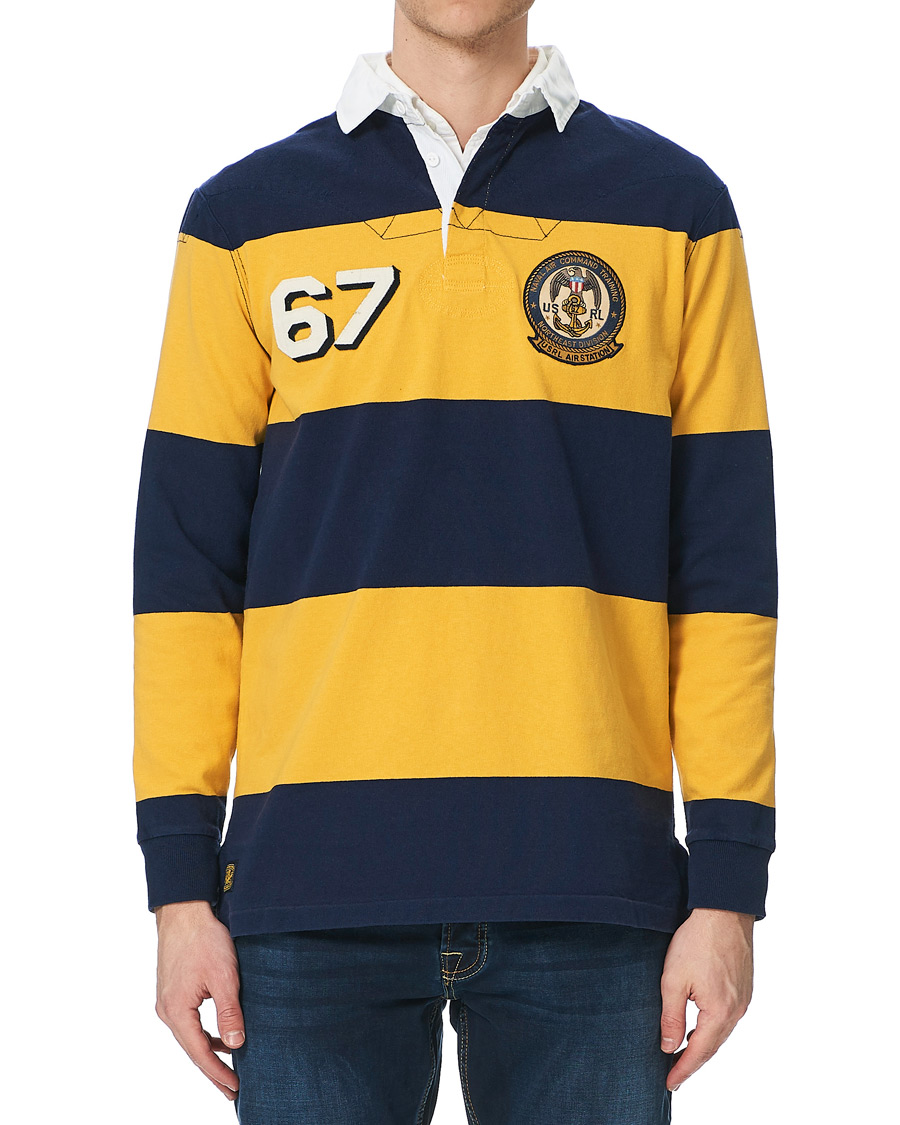Homme | Pulls Et Tricots | Polo Ralph Lauren | Rugger Navy/Yellow