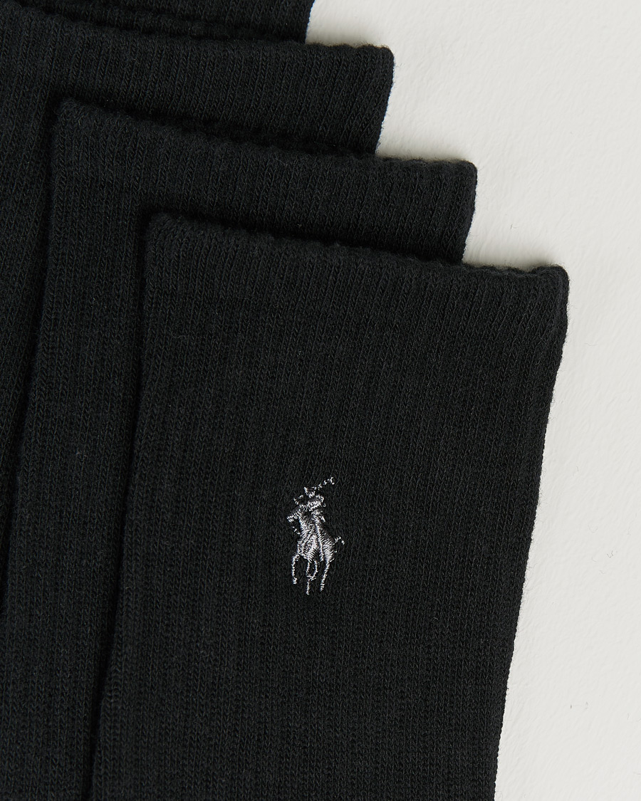 Heren | Ondergoed | Polo Ralph Lauren | Polo Ralph Lauren6-Pack Cotton Crew SocksBlack