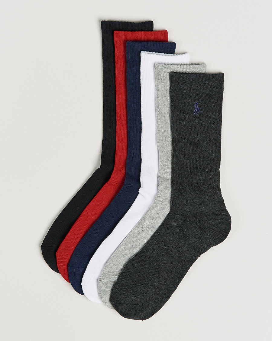 Homme | Sous-Vêtements Et Chaussettes | Polo Ralph Lauren | 6-Pack Cotton Crew Socks Multi