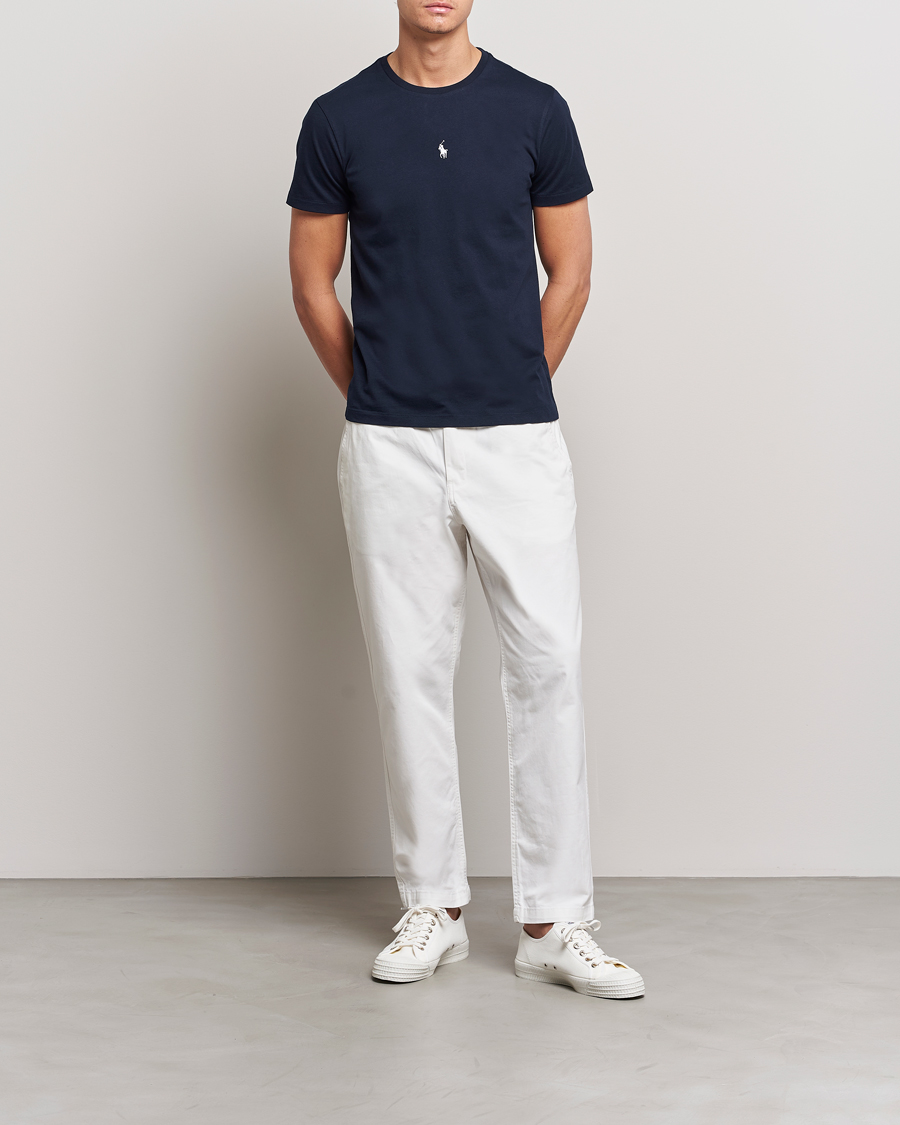 Heren | T-shirts | Polo Ralph Lauren | Chest Crew Neck Tee Aviator Navy