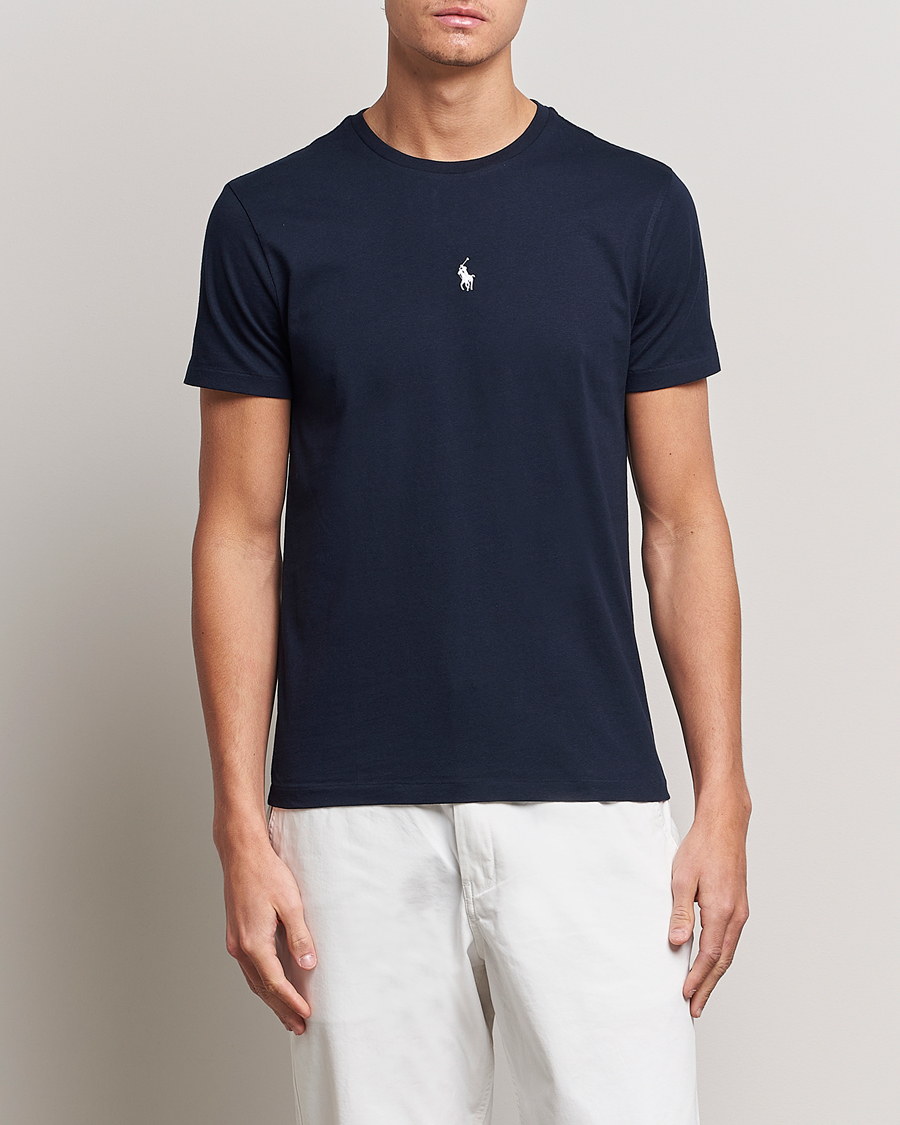 Heren | T-shirts | Polo Ralph Lauren | Chest Crew Neck Tee Aviator Navy