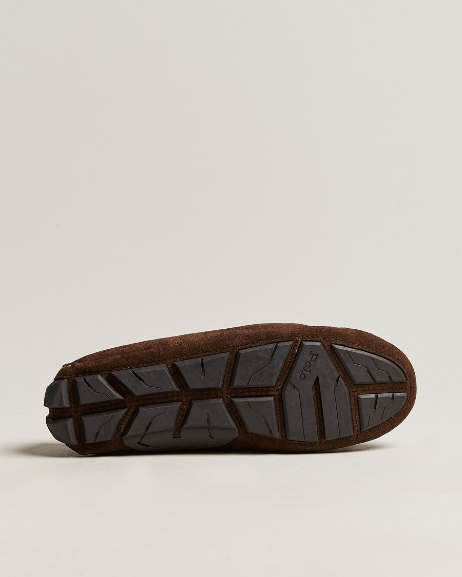 Homme | Polo Ralph Lauren Anders Suede Driving Shoe Chocolate Brown | Polo Ralph Lauren | Anders Suede Driving Shoe Chocolate Brown