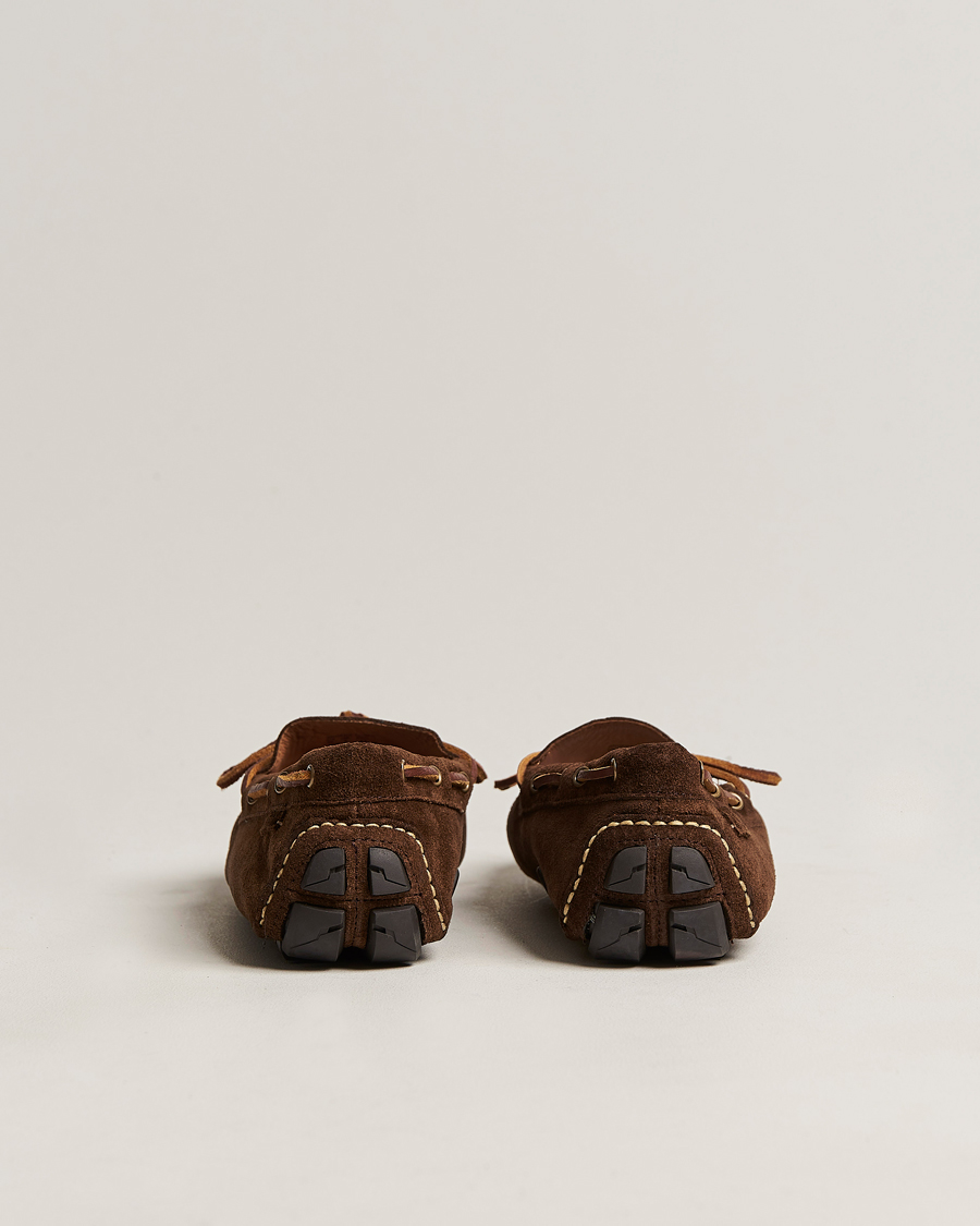 Homme | Polo Ralph Lauren Anders Suede Driving Shoe Chocolate Brown | Polo Ralph Lauren | Anders Suede Driving Shoe Chocolate Brown