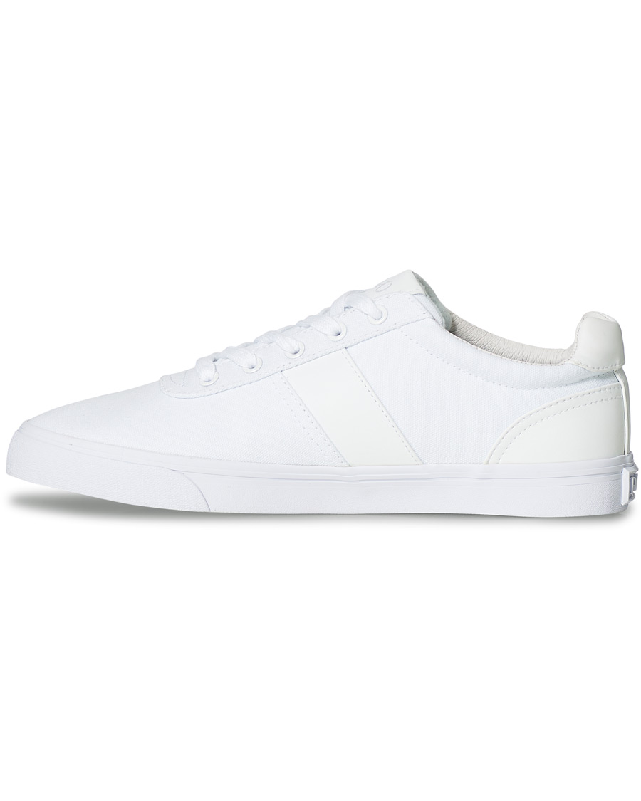 Homme | Polo Ralph Lauren Hanford Canvas Sneaker Pure White | Polo Ralph Lauren | Hanford Canvas Sneaker Pure White