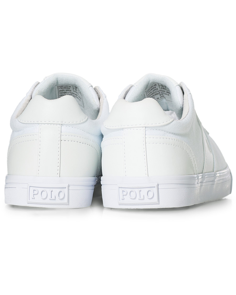 Homme | Polo Ralph Lauren Hanford Canvas Sneaker Pure White | Polo Ralph Lauren | Hanford Canvas Sneaker Pure White