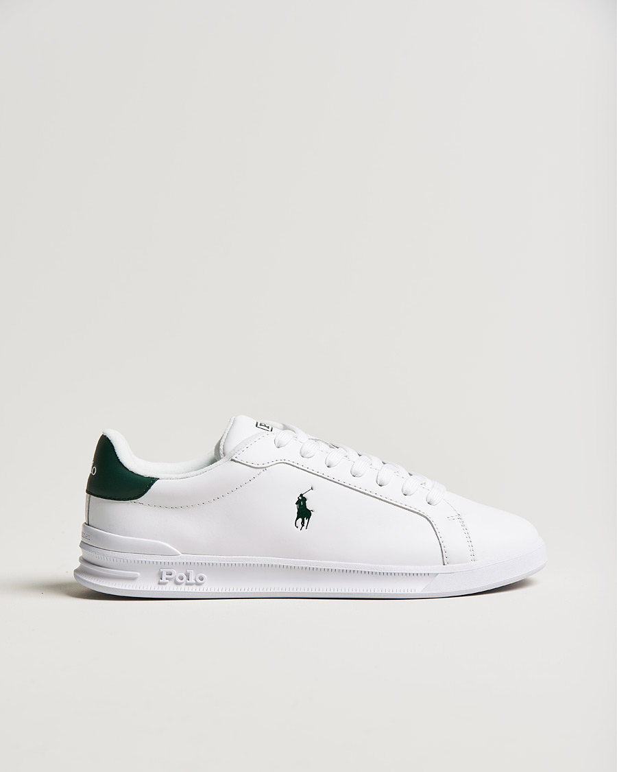 Heren | Sneakers | Polo Ralph Lauren | Heritage Court Sneaker White/College Green