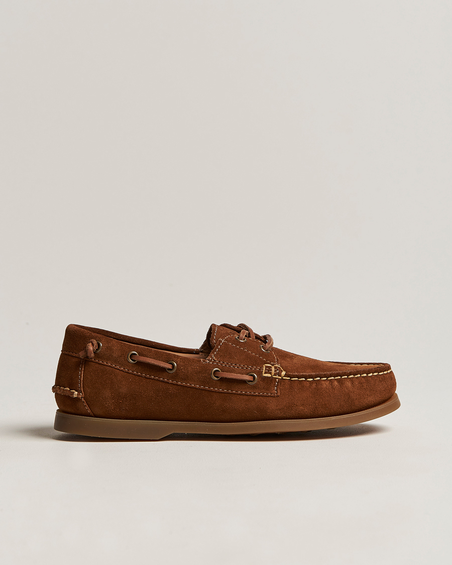 Homme | Merton Suede Docksides New Pale Russet | Polo Ralph Lauren | Merton Suede Docksides New Pale Russet