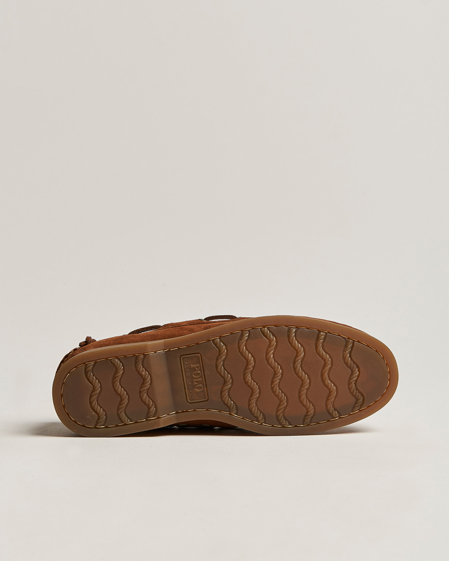 Homme | Merton Suede Docksides New Pale Russet | Polo Ralph Lauren | Merton Suede Docksides New Pale Russet