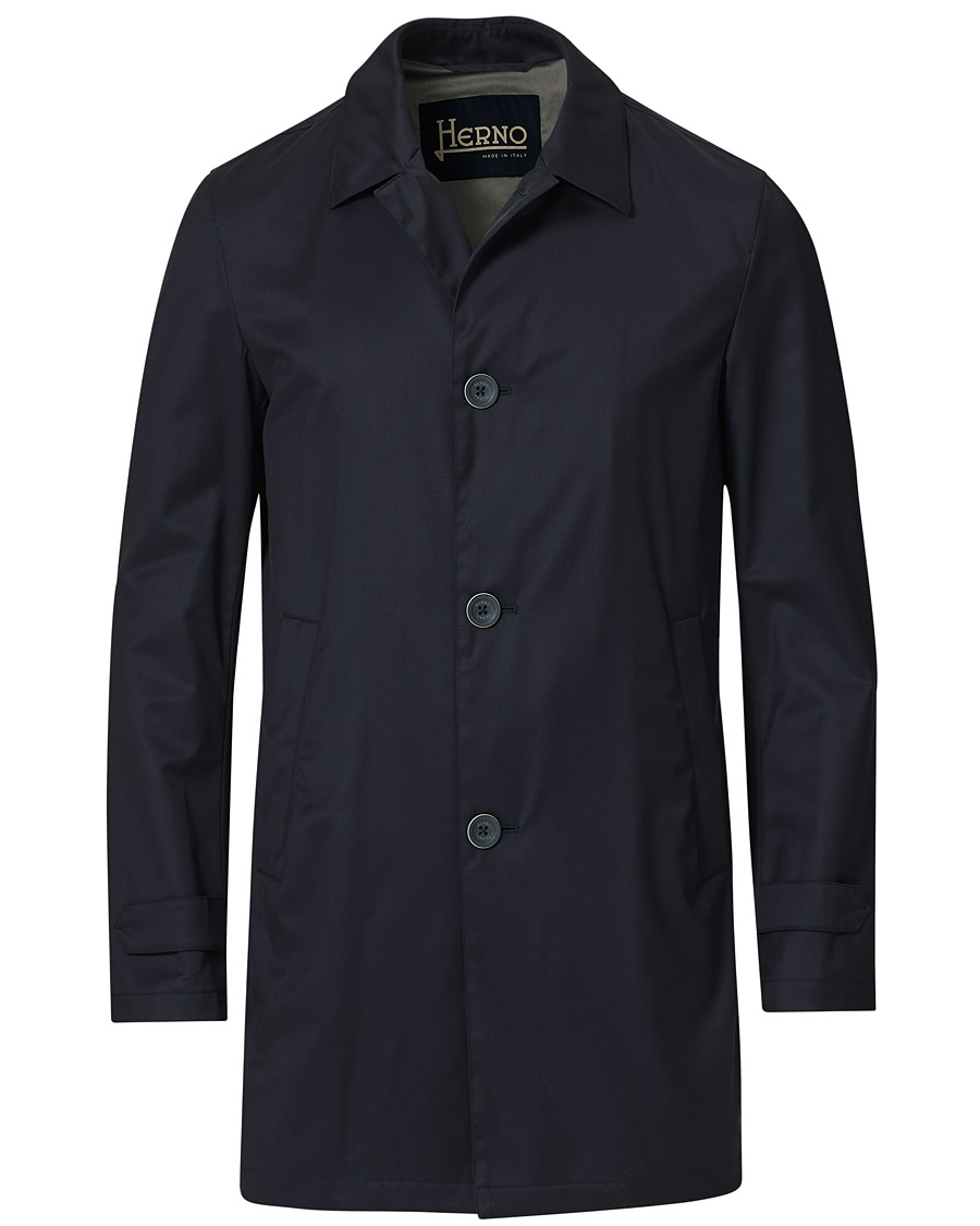 Homme | Manteaux Et Vestes | Herno | Loro Piana Storm System Coat Navy