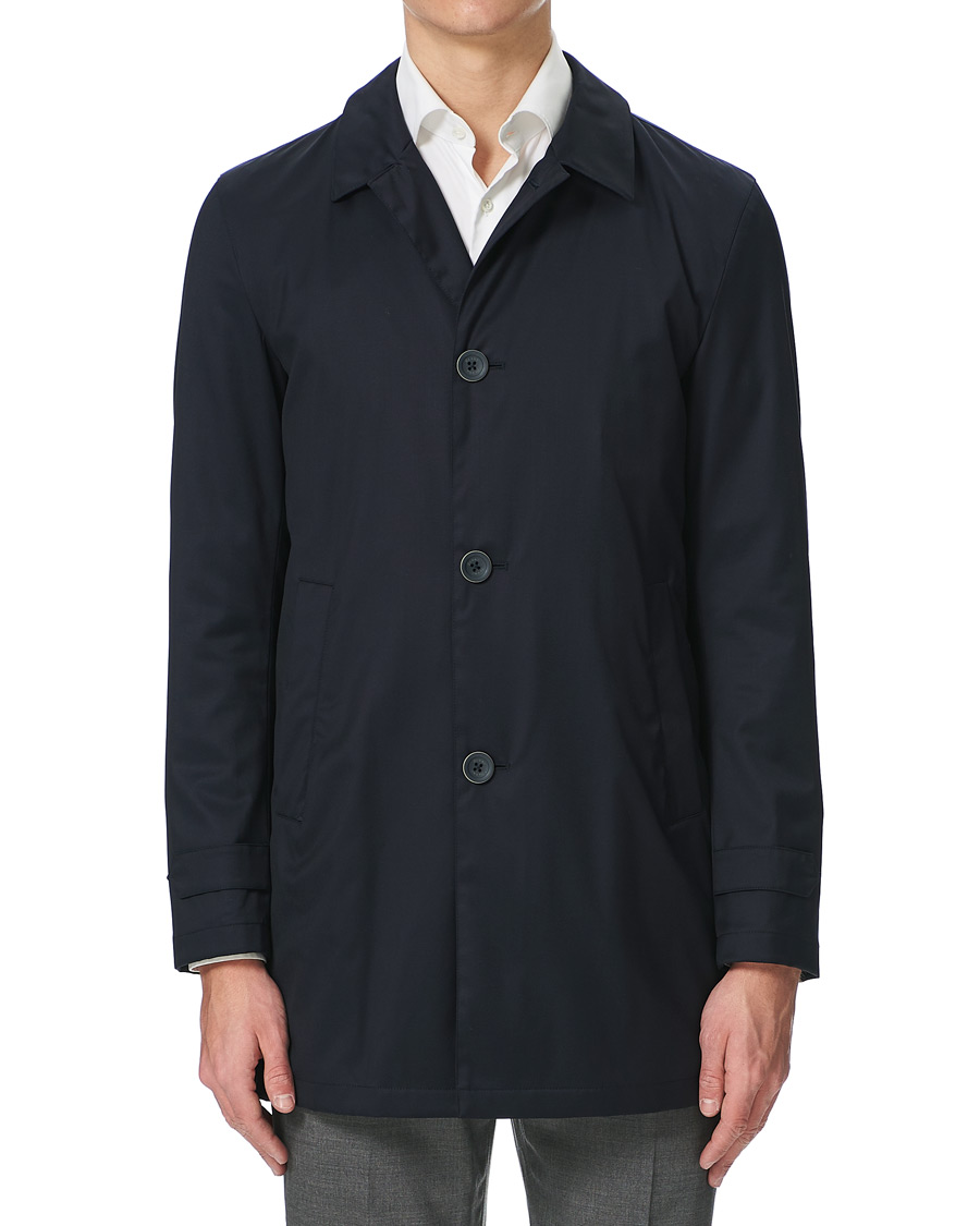 Homme | Manteaux Et Vestes | Herno | Loro Piana Storm System Coat Navy