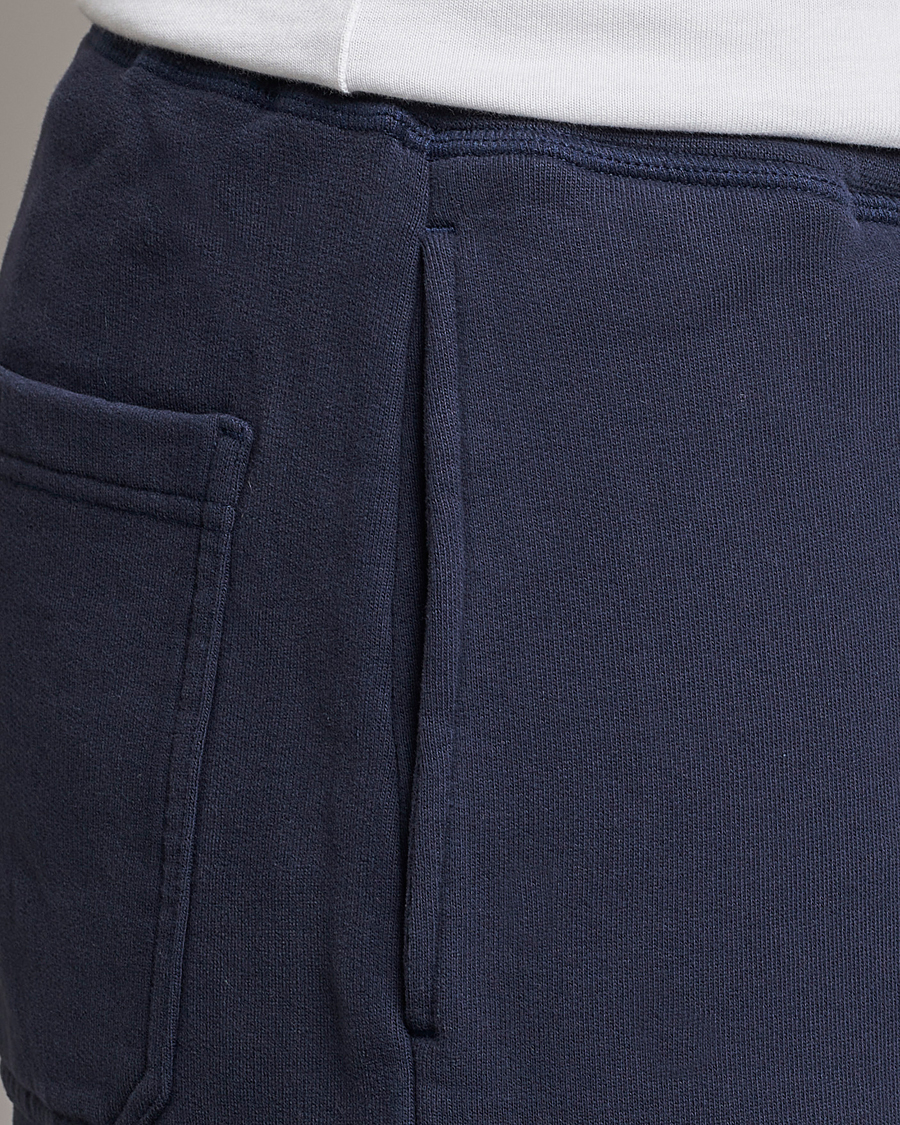 Heren | Broeken | Sunspel | Cotton Loopback Track Pants Navy