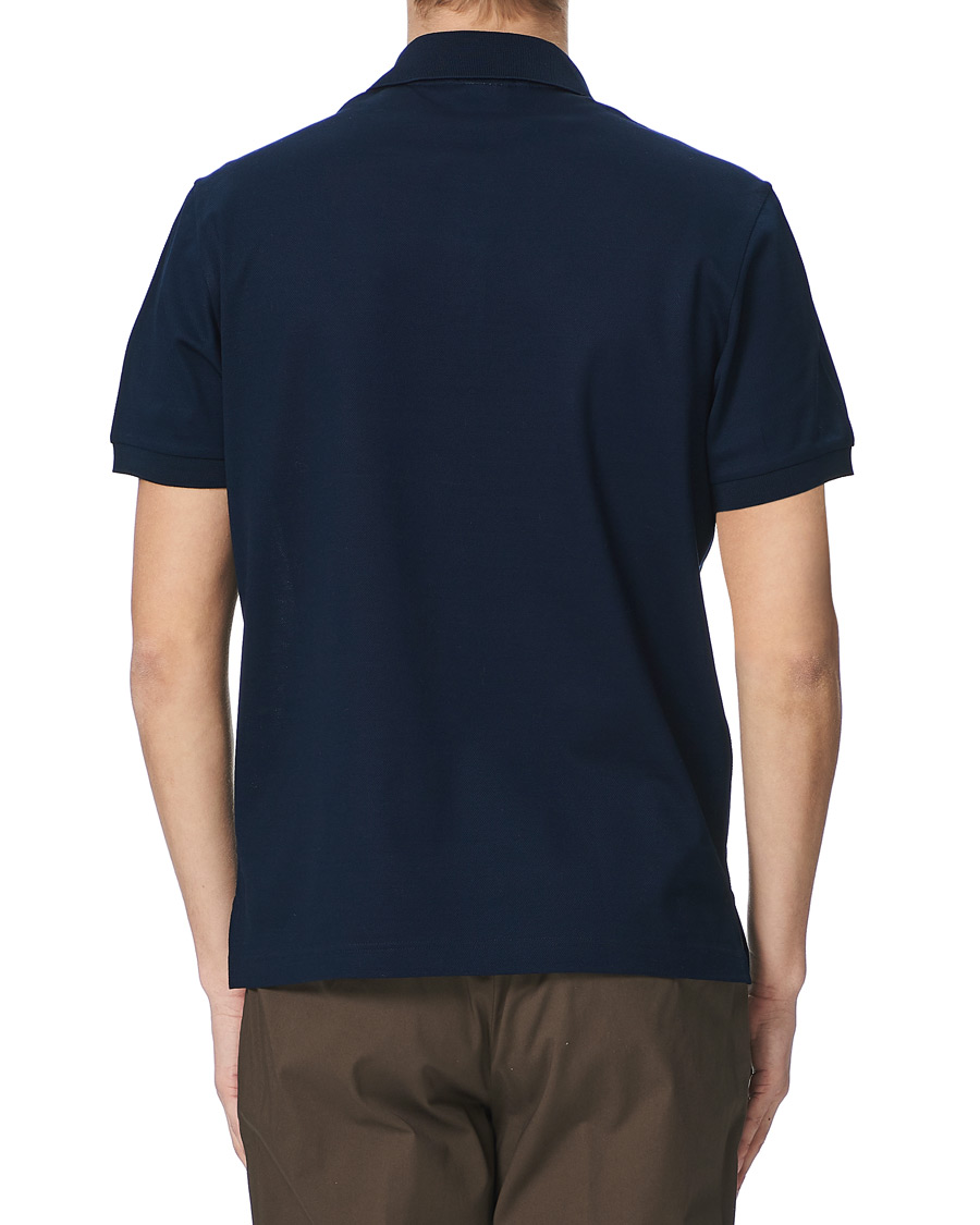 Homme | Polos | Brioni | Contrast Placket Polo Piquet Navy